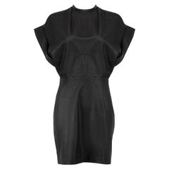 Iro AW/21 Mini robe en cuir noir Taille L