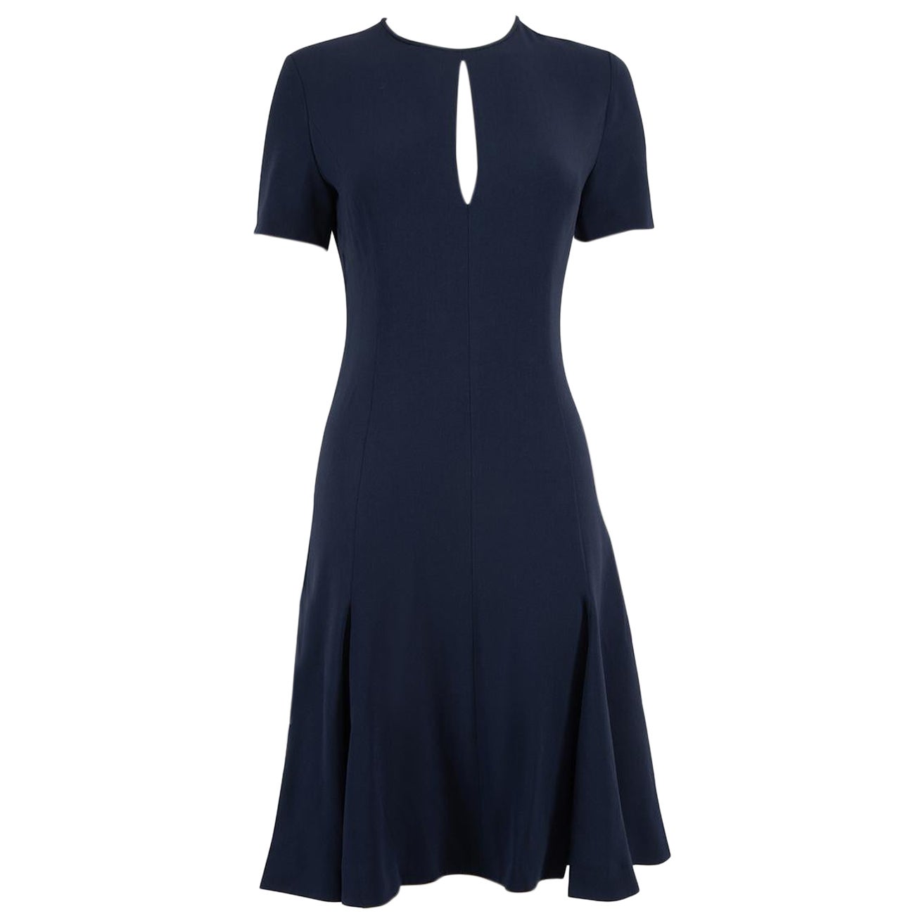 Stella McCartney Blue Flared Skirt Dress Size XXS For Sale