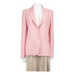 Gabriela Hearst blazer tailleur en laine rose taille XL