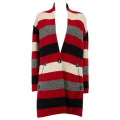 Isabel Marant Isabel Marant Etoile Blanket Stripe Wool Gabriel Coat Size S