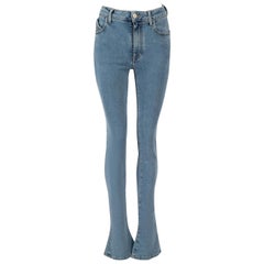 The Attico Blaue gerade Jeans Größe S