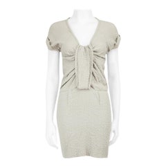 Isabel Marant Grey Textured Mini Dress Size XS