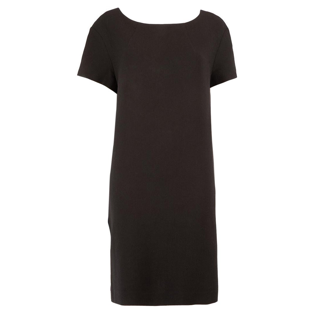Sofie D'Hoore Black Round Neck Shift Dress Size XL For Sale