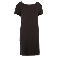 Sofie D'Hoore Black Round Neck Shift Dress Size XL