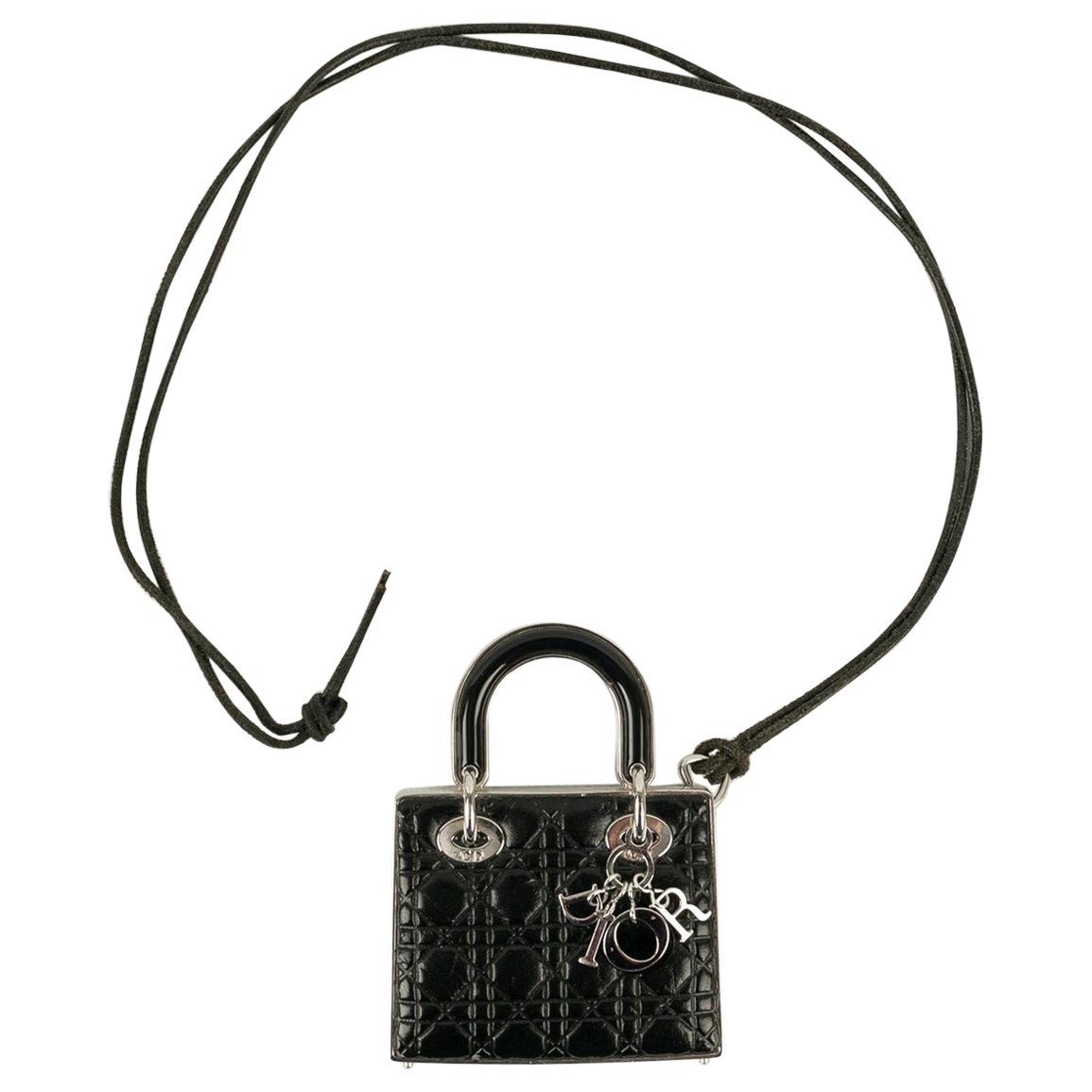 Christian Dior Jewelry Accessory "Lady Dior" Bag For Sale