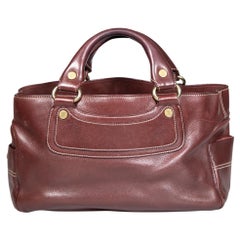 Céline - Sac à main Boogie en cuir Brown