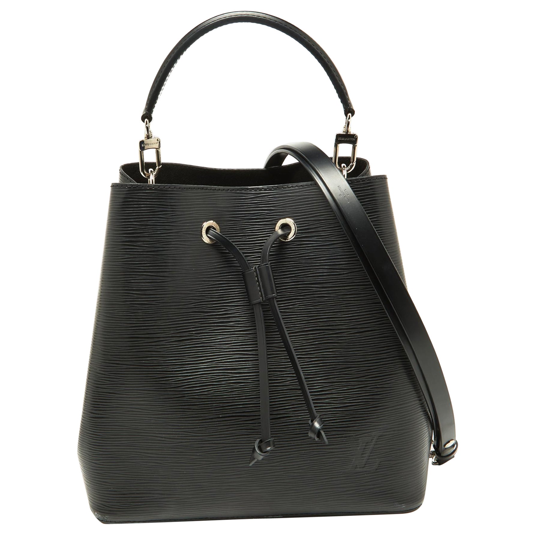 Louis Vuitton Black Epi Leather NeoNoe MM Bag For Sale