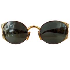 Vintage Fendi Gold tone tortoise Sunglasses