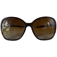Vintage Chanel Brown Sunglasses