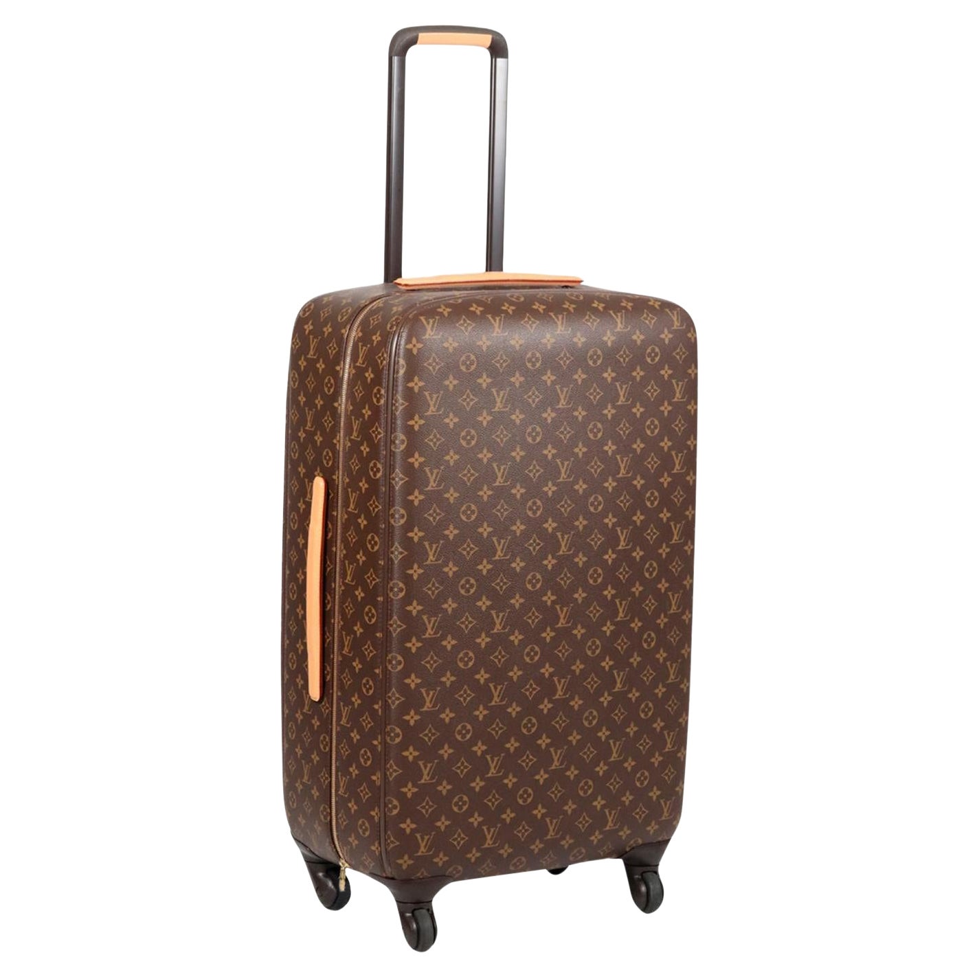 Louis Vuitton Zephyr 70 Monogram Coated Canvas And Leather Suitcase For Sale