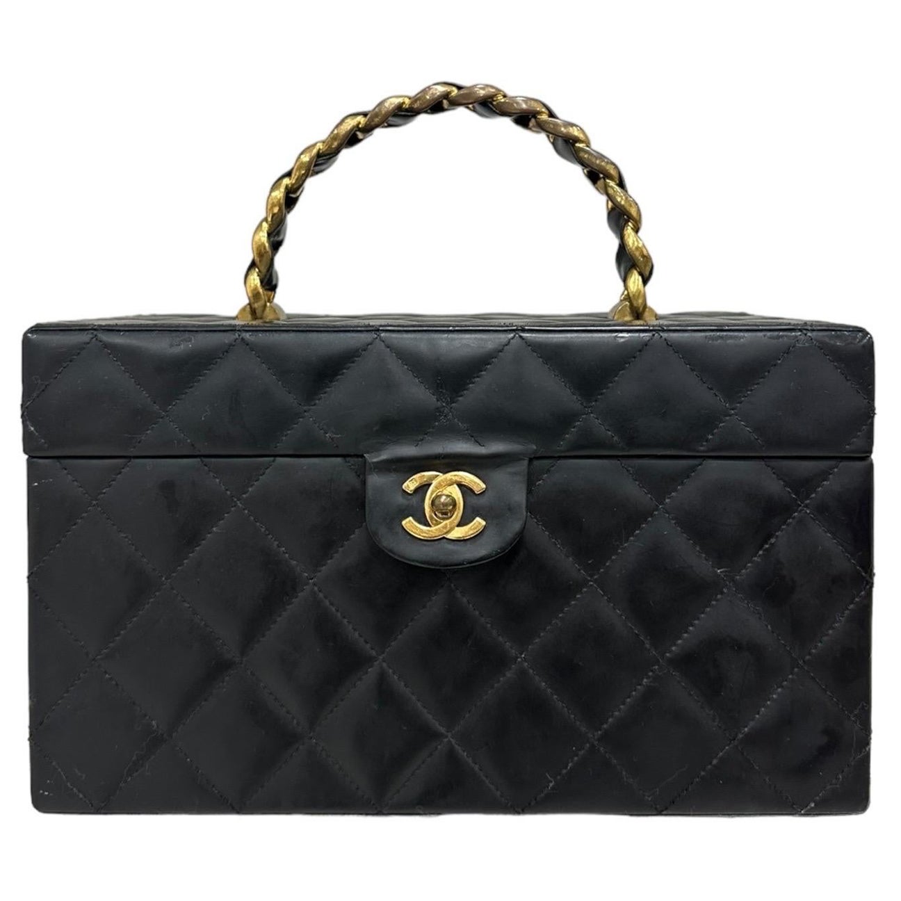 Chanel Beauty Vintage Timaless Pelle Nera For Sale