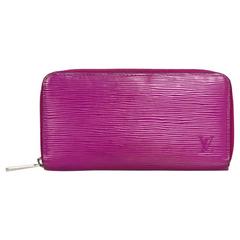 Louis Vuitton Fuchsia Epi Leather Zippy Wallet