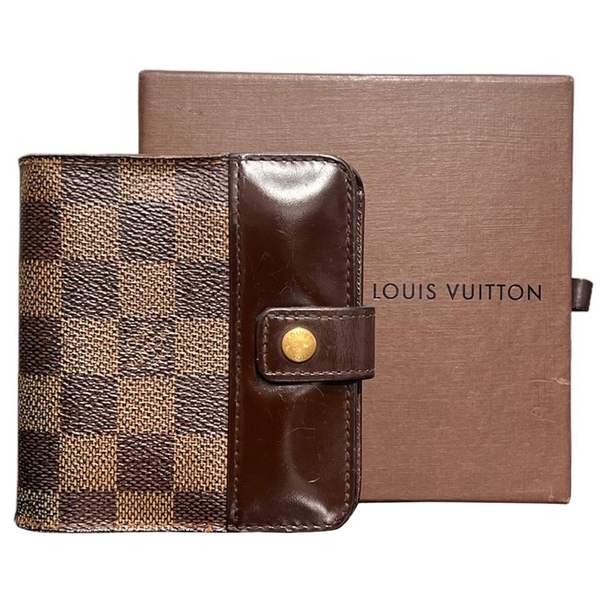 Louis Vuitton Portafoglio Zippy Compact Damier For Sale