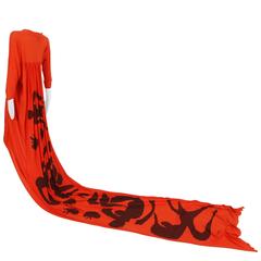 Worlds End, Jersey toga dress with Henri Matisse print, circa 1982 6