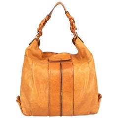Chloé Brown Leather Heloise Hobo Bag