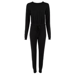 Alice + Olivia Black Wool Knitted Jumpsuit Size XS
