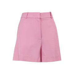 Stella McCartney Pink Wool Tailored Shorts Size XL