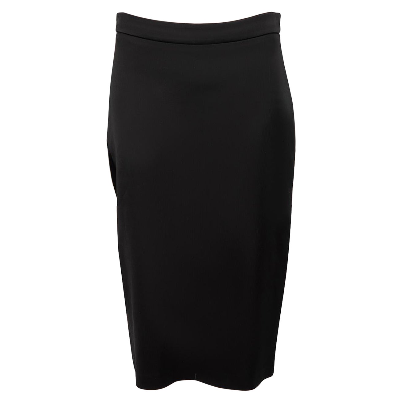 Givenchy Black Knee-Length Skirt Size L For Sale
