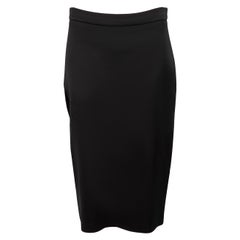 Givenchy, jupe noire à longueur genou, taille L