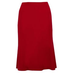 Moschino Moschino Cheap and Chic Rouge Jupe évasée longueur genou Taille L