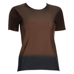 Gucci Vintage Brown Gradient Stretch T-shirt Size M