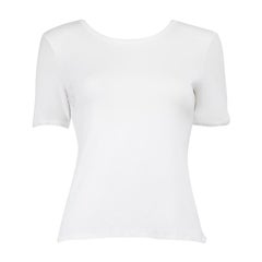 The Row T-shirt blanc Wesler en jersey, taille M