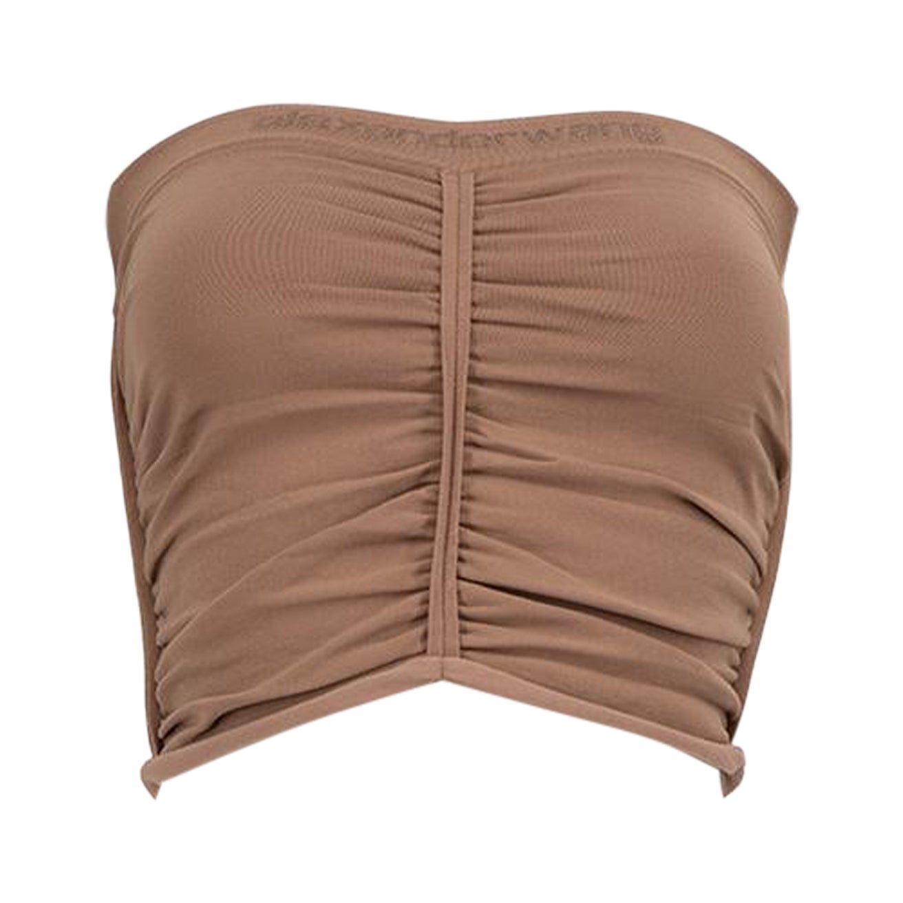 Alexander Wang Brown Ruched Tube Top Size S For Sale