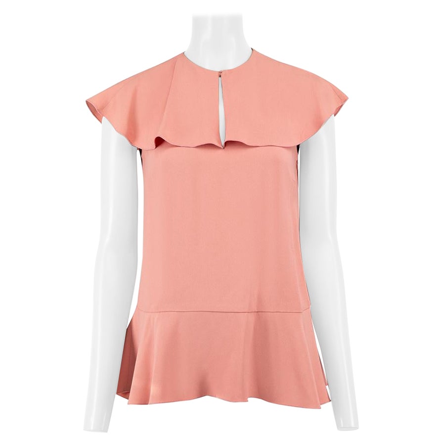 Valentino Red Valentino Pink Sleeveless Top Size S For Sale