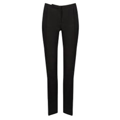 Balenciaga Le Dix Balenciaga Vintage Black Wool Slim Trousers Size S