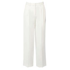 Maje Pantalón Sastre Blanco Cinta Lateral Talla XS