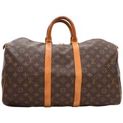 Vintage Louis Vuitton Keepall 45 Monogram Canvas Duffle Travel Bag