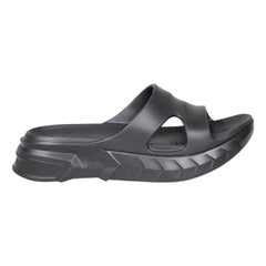 Givenchy Black Rubber Marshmallow Slides Size IT 39