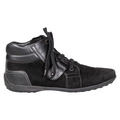 Tod's - Chaussures à lacets en daim noir - Taille IT 36