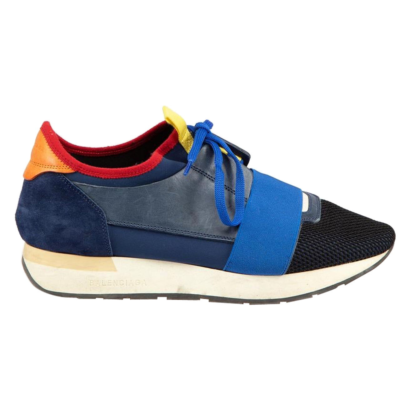 Balenciaga Blaue Race Runner Trainers Größe IT 39 im Angebot