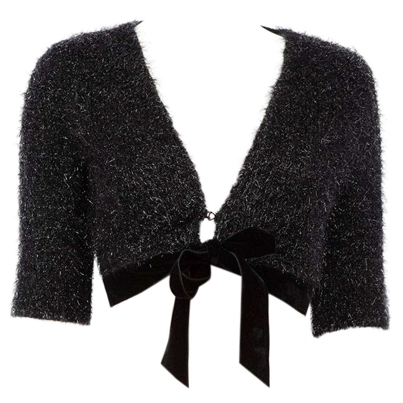 Philosophy di Lorenzo Serafini & Alberta Ferretti Knit Cropped Cardigan Size M For Sale