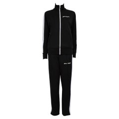 Palm Angels Black Striped Logo Tracksuits Size S