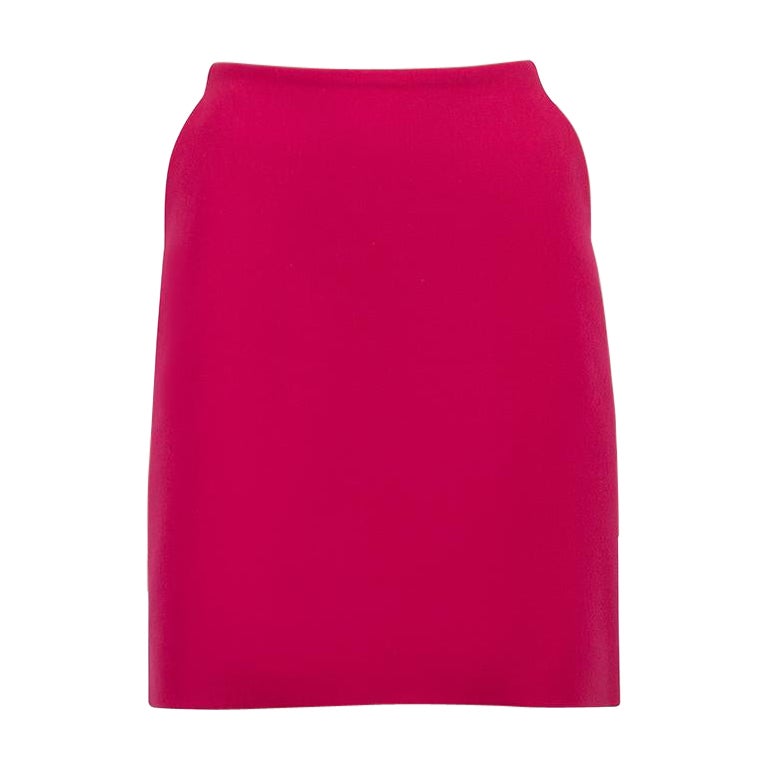 Lanvin Pink A-Line Mini Skirt Size XS For Sale