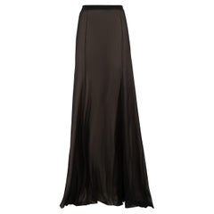 Honayda jupe longue noire superposée, taille XXL