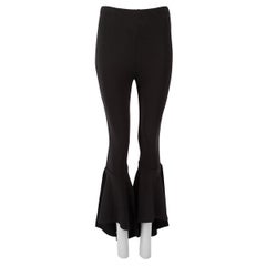 LPA Black Flared Hem Elasticated Trousers Size S