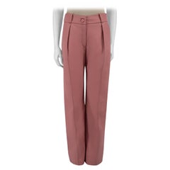 Matériel Pink Faux Leather Tailored Trousers Size M