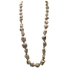 Kenneth Lane White Turquoise Stone Necklace