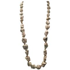 Kenneth Lane White Turquoise Stone Necklace 8