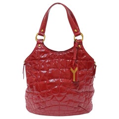 Yves Saint Laurent Patent Leather Tote
