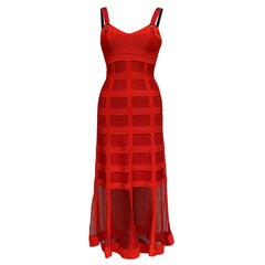 Alexander McQueen red long Dress
