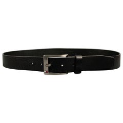 TOMMY HILFIGER Size 38 Black Leather Belt