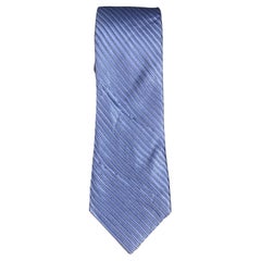 Used CALVIN KLEIN Blue Textured Silk Tie