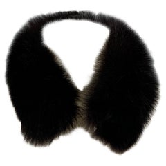 Sciarpa di pelliccia marrone di Saks Fifth Avenue