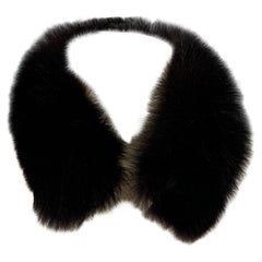 SAKS FIFTH AVENUE Brown Fur Scarf