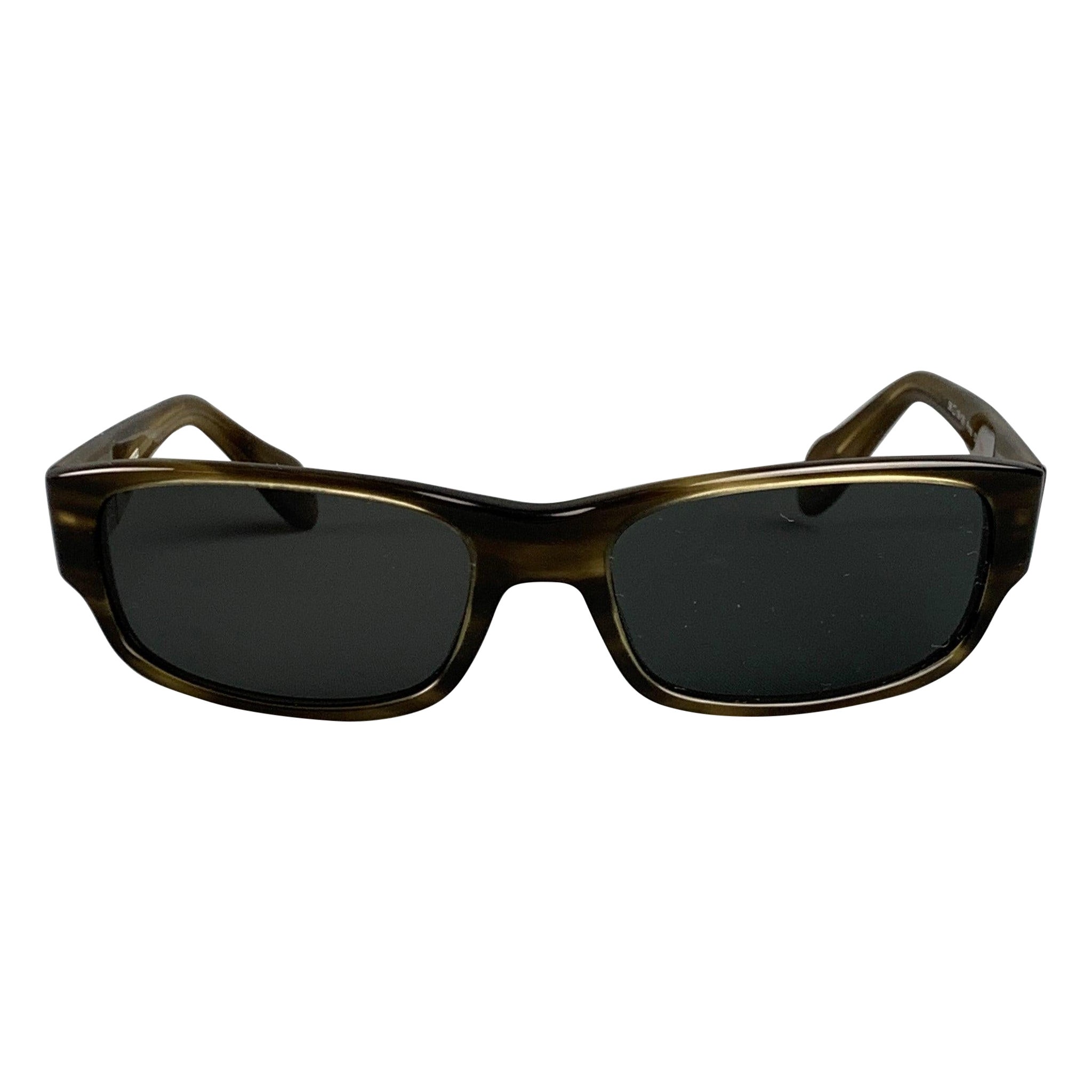 OLIVER PEOPLES Brown Acetate Sunglasses & Eyewear For Sale