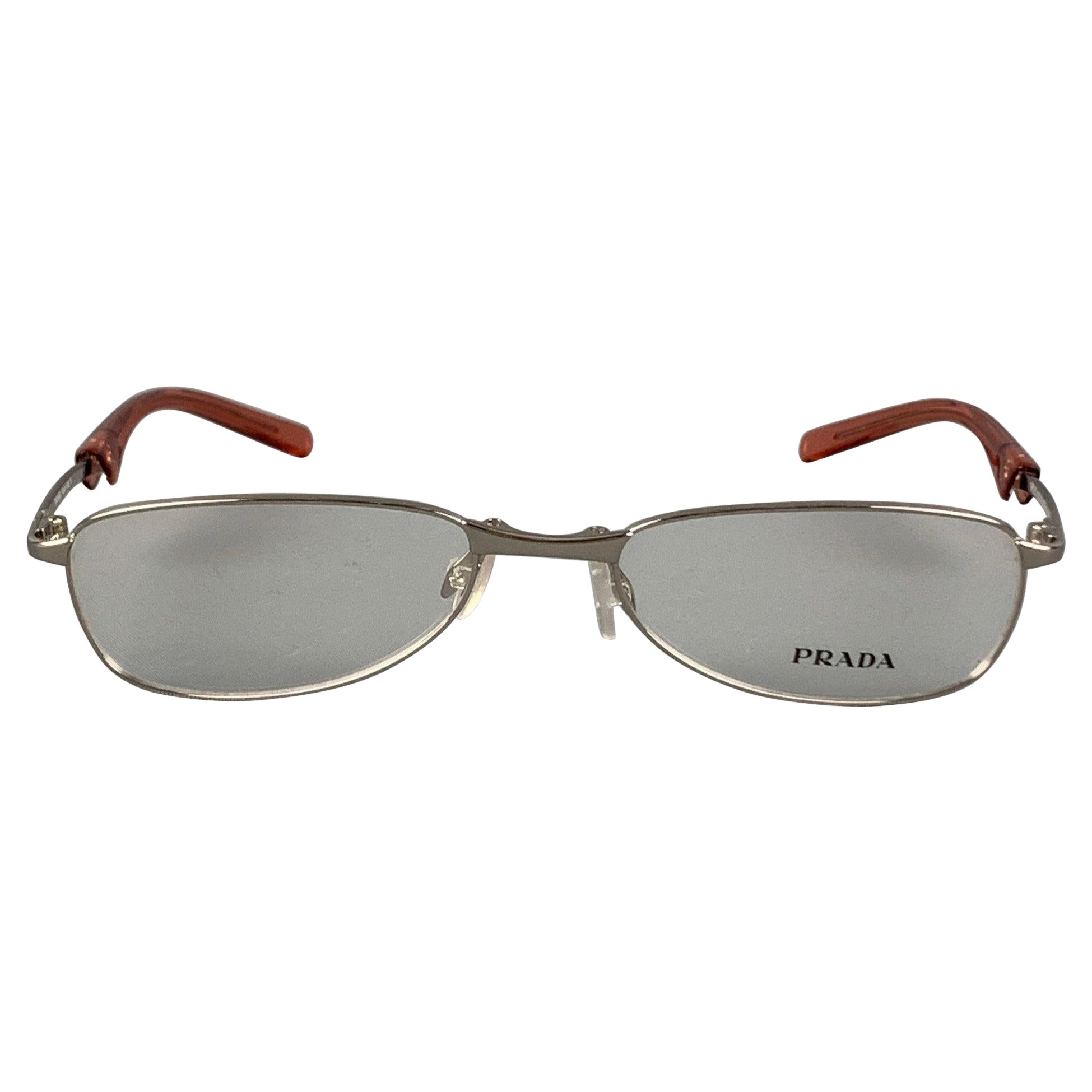 PRADA Silver Metal Sunglasses